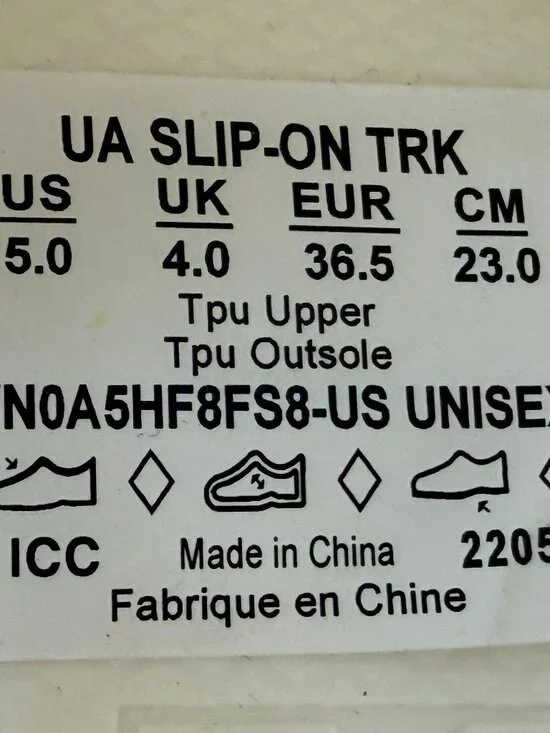 Women's 6.5, Men's 5 - Vans Slip-On Mule TRK Water Shoes - Marshmallow - Picture 9 of 9